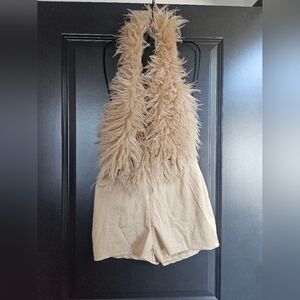 Fur Romper